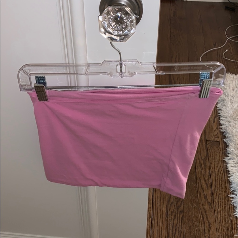 Pink brandy Melville tube top
